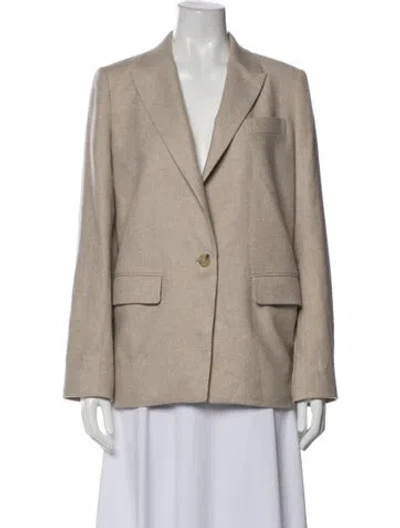 Pre-owned Vince Blazer In Neutral