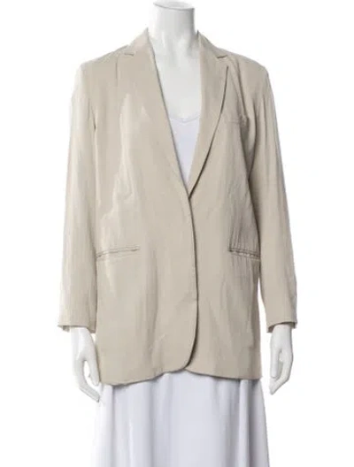 Pre-owned Vince Blazer In Neutral