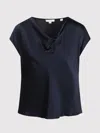 Vince Blouse With Draped Neckline