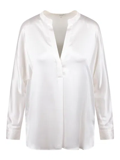 VINCE BLOUSE WITH V -NECK