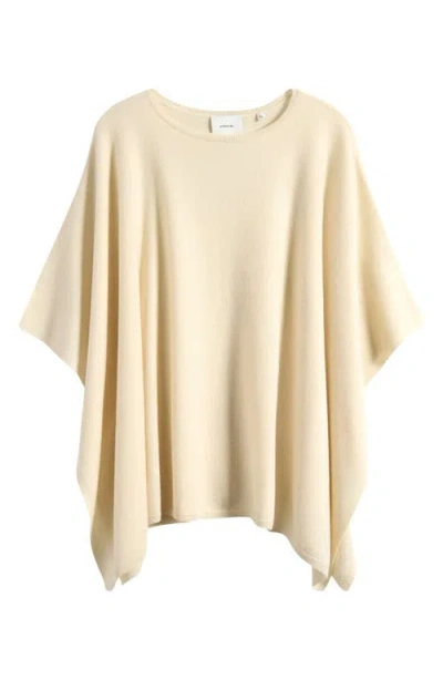 Vince Boat Neck Silk & Cashmere Poncho
