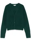 Vince Cashmere Boiled Knit Cardigan In Hjl Jade Lake