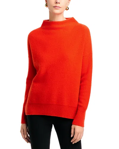 Vince Boiled Cashmere Funnel Neck Sweater In Multi