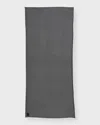 Vince Boiled Cashmere Knit Blanket Wrap In Gray