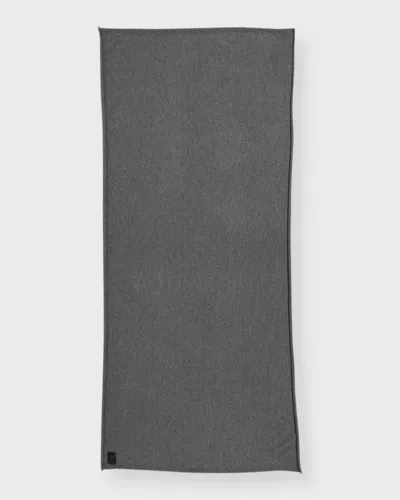 Vince Boiled Cashmere Knit Blanket Wrap In Gray