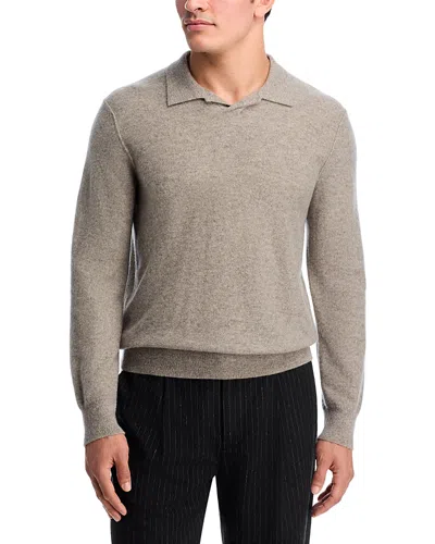 VINCE BOILED CASHMERE POLO SWEATER