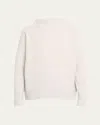 Vince Boiled Cashmere Turtleneck Pullover In Gray