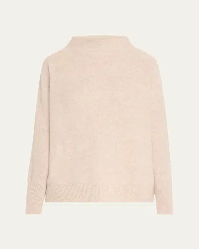 Vince Boiled Cashmere Turtleneck Pullover In Marble