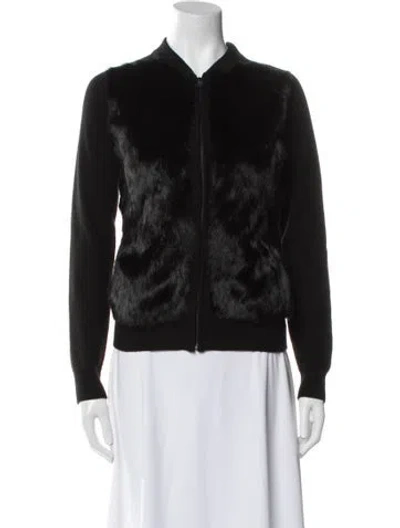 Pre-owned Vince Bomber Jacket In Black