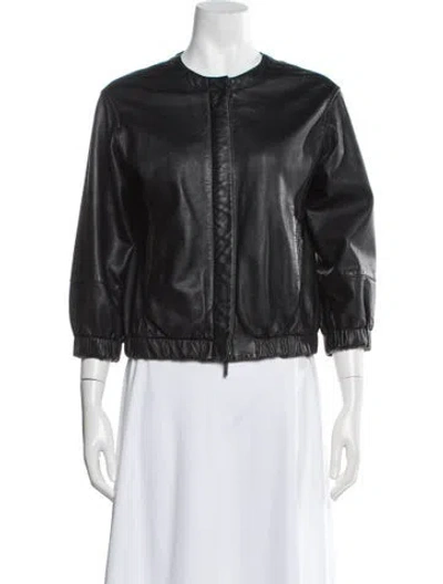 Pre-owned Vince Bomber Jacket In Black