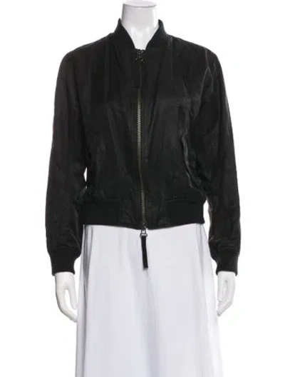 Pre-owned Vince Bomber Jacket In Black