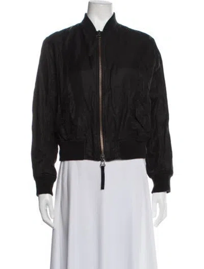 Pre-owned Vince Bomber Jacket In Black
