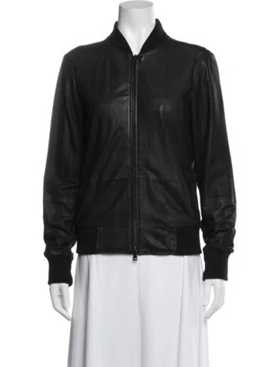 Pre-owned Vince Bomber Jacket In Black