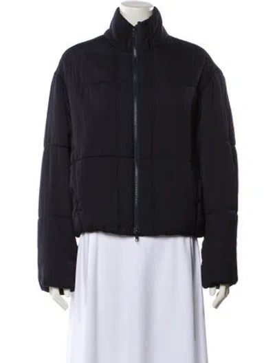 Pre-owned Vince Bomber Jacket In Blue