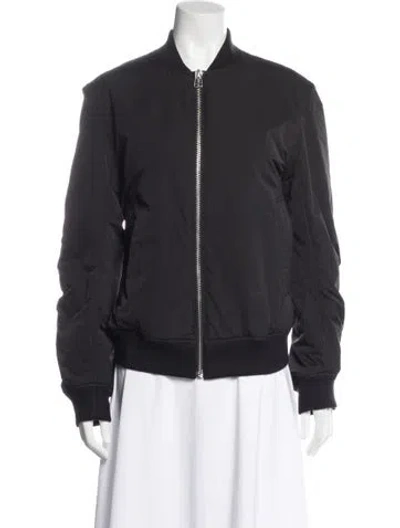 Pre-owned Vince Bomber Jacket In Blue