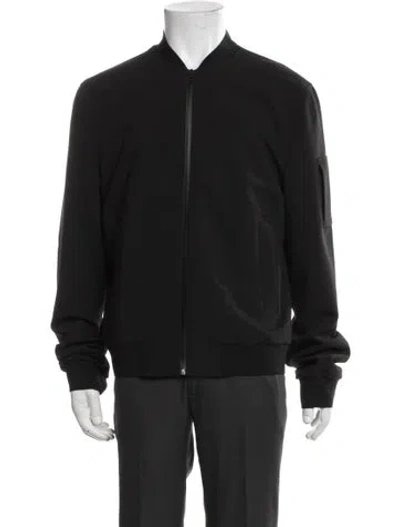 Pre-owned Vince Bomber Jacket In Blue