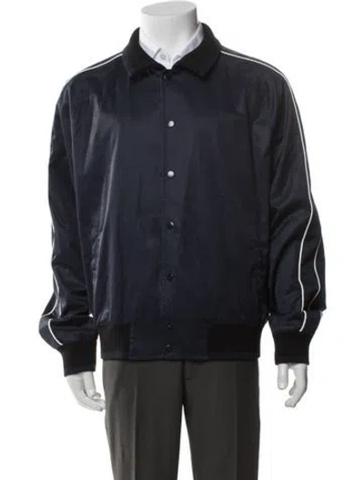 Pre-owned Vince Bomber Jacket In Blue