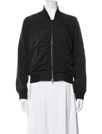Pre-owned Vince Bomber Jacket In Blue