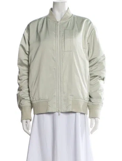 Pre-owned Vince Bomber Jacket In Green