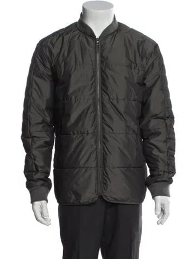 Pre-owned Vince Bomber Jacket In Green