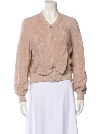 Pre-owned Vince Bomber Jacket In Neutral