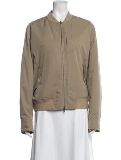 Pre-owned Vince Bomber Jacket In Neutrals