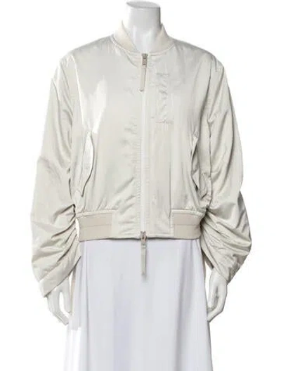 Pre-owned Vince Bomber Jacket In Neutrals