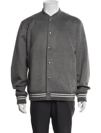 Pre-owned Vince Bomber Jacket W/ Tags In Grey