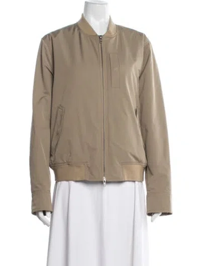 Pre-owned Vince Bomber Jacket W/ Tags In Neutrals