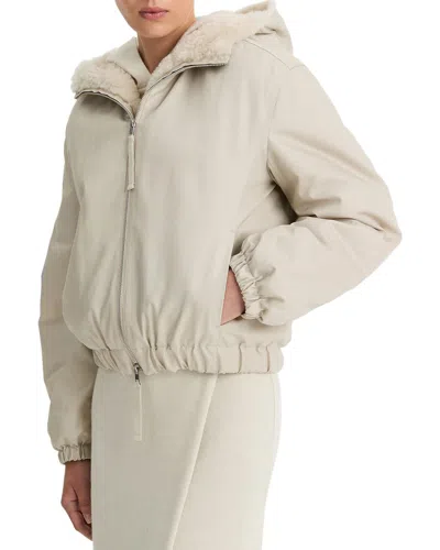 Vince Bomber Jacket In Neutral