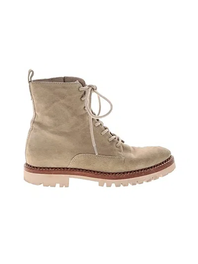 Pre-owned Vince Boots In Brown