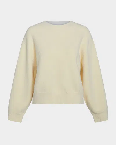 Vince Bouclé Crewneck Sweater In Neutral