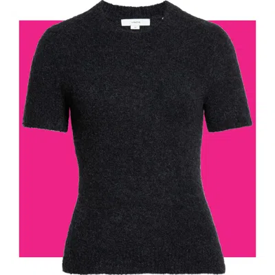 Vince Boucle Crewneck Sweater In Gray