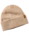 Vince Boucle Cuffed Wool & Cashmere-blend Hat In Neutral