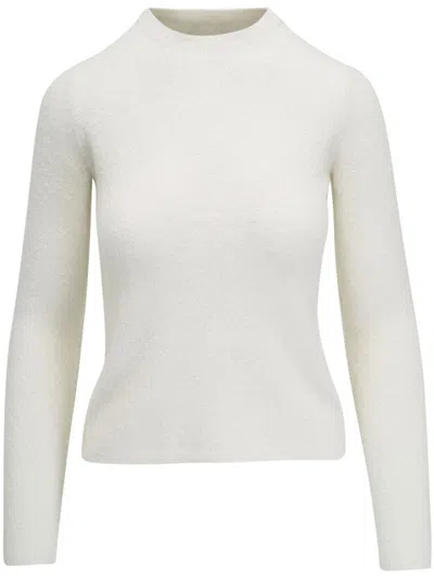Vince Bouclé Jumper In White