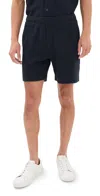 Vince Boucle Pull On Shorts 6.25 Coastal In Coastal