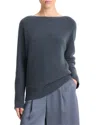 Vince Boucle Raglan Sweater In Blue