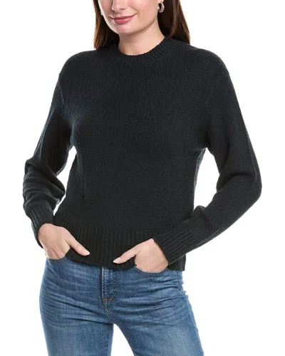 Vince Boucle Sweater In Blue
