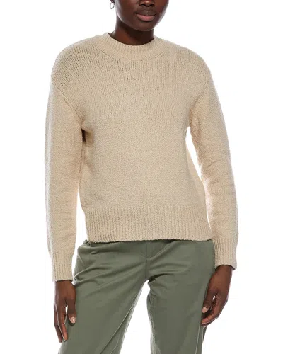 Vince Boucle Sweater In Animal Print