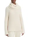 Vince Womens Oversized Alpaca Turtleneck Sweater In Off White