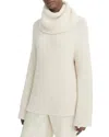 Vince Womens Oversized Alpaca Turtleneck Sweater In Multi