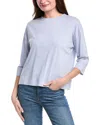 Vince Boxy T-shirt In Blue