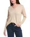 Vince Boxy Wool & Cashmere-blend Sweater In Brown