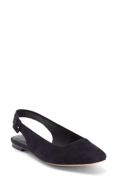 Vince Brody Slingback Flat In Black