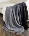 VINCE BRUSHED ALPACA-BLEND THROW BLANKET