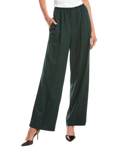 VINCE BRUSHED FLANNEL WOOL-BLEND PANT