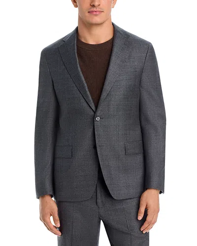 Vince Brushed Plaid Regular Fit Suit Jacket In Multi