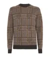 Vince Brushed Plaid Sweater