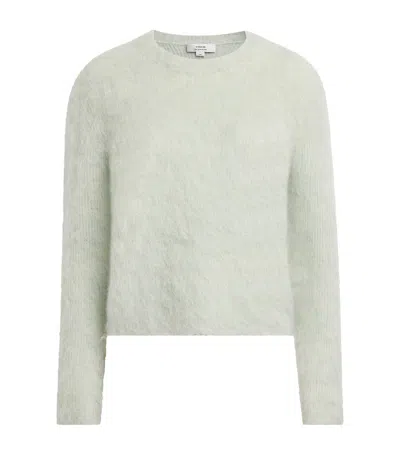 Vince Brushed Sweater In Green