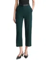 Vince Italian Flannel Mid-rise Easy Pull-on Pant In Sea Onyx In Blue